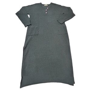 NATURAL LIFE Cozy-Up Maxi sweater dress in Dark Teal NWOT